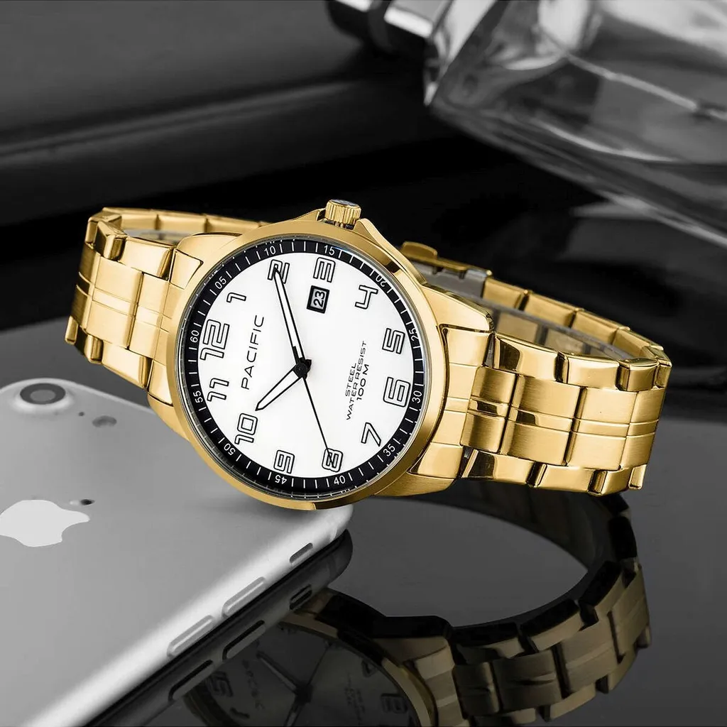 Pacific Classic Herrenuhr - Orologio Casual Uomo Resistente Inox - 3