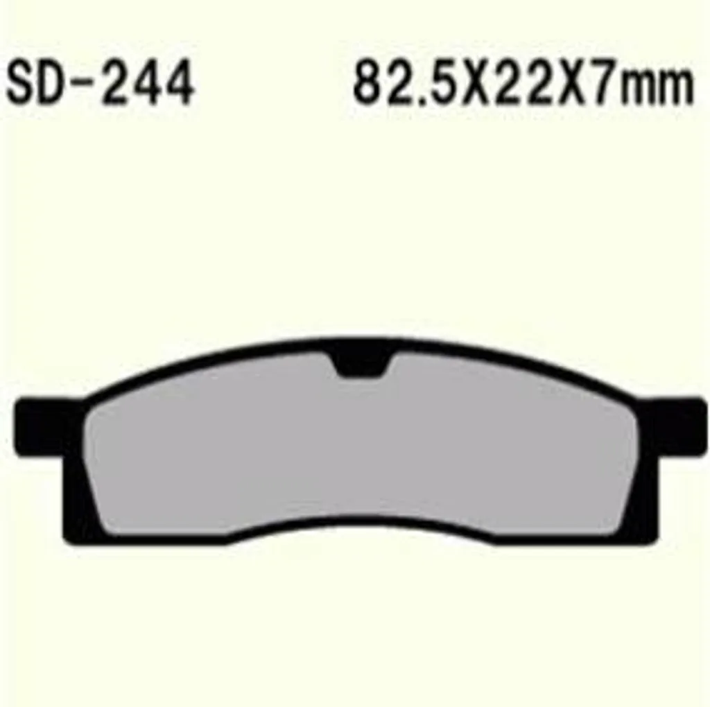 Vesrah VD-244 Plaquettes de Frein avec Coefficient de Friction Optimisé
