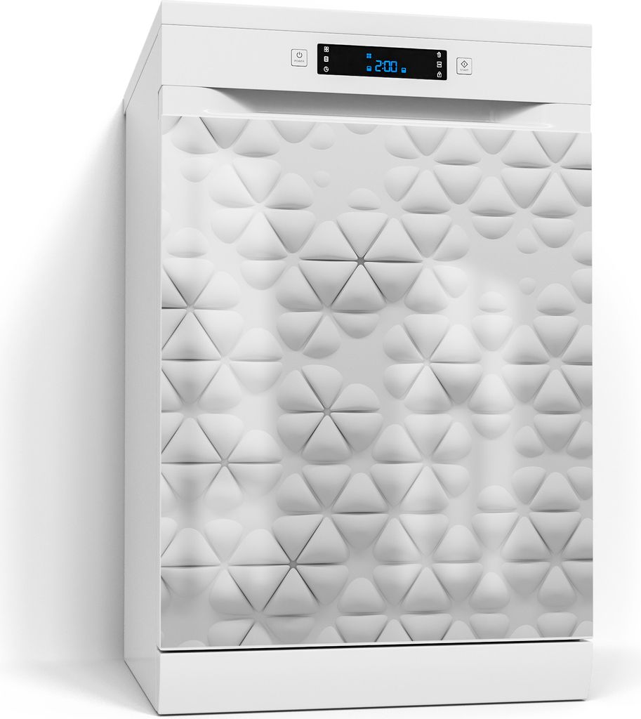 DEQORI Magnetmatte Spülmaschine Standard 60x70 cm 'Geometrische Harmonie' Magnetfolie