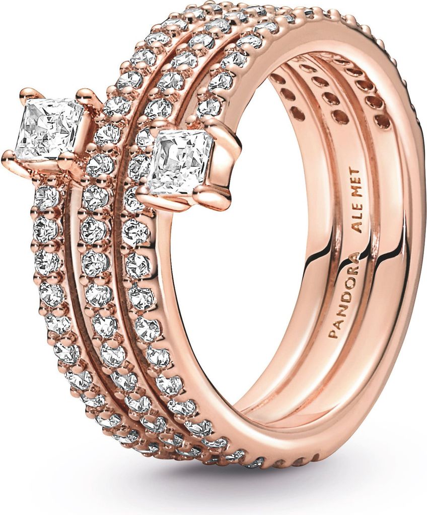 Pandora Damenring -Dreifachspirale-