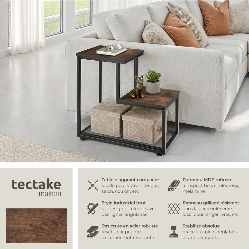 Table d'appoint Halifax pour optimiser les petits espaces avec style - 2