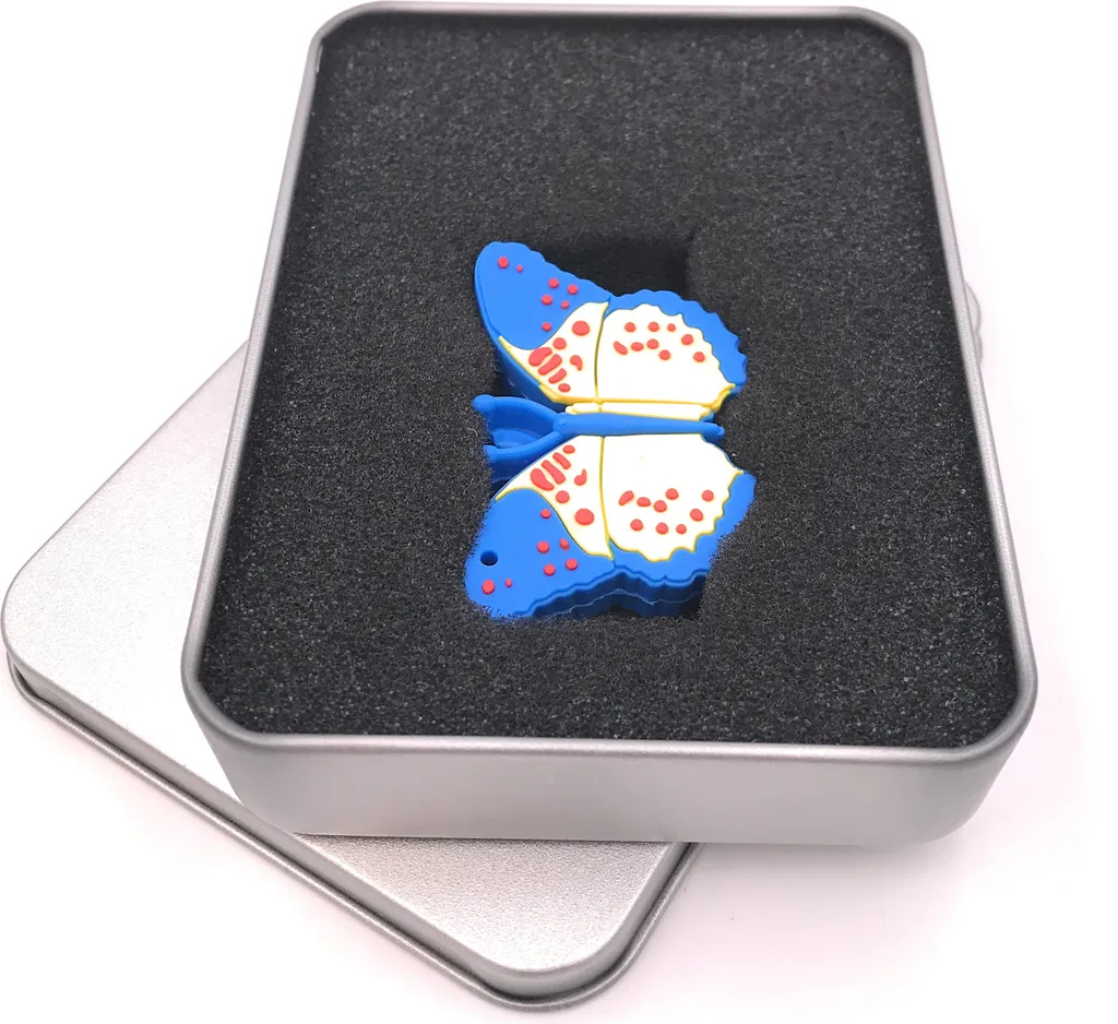 Onwomania Farfalla Blu 32GB USB 3.0 - Chiavetta USB Originale