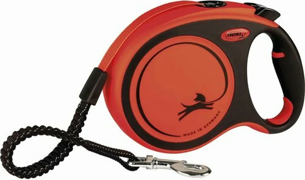 Laisse de Dressage pour Chien en Nylon Robuste Trixie Orange et Noir