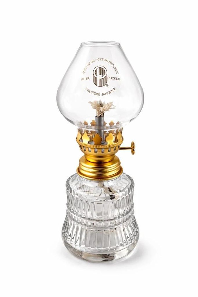 Lampa naftowa LUNA ze szklanym cylindrem – oświetlenie Zdjęcie produktu 