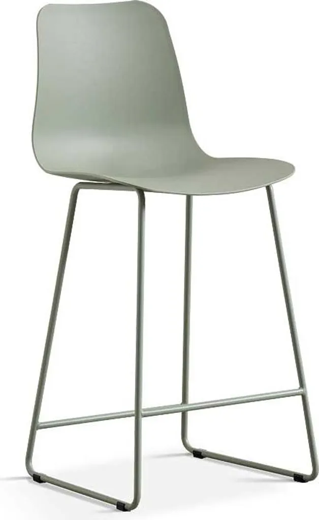 Tabouret de bar Marie pour îlot central - Idéal cuisine et comptoir gris