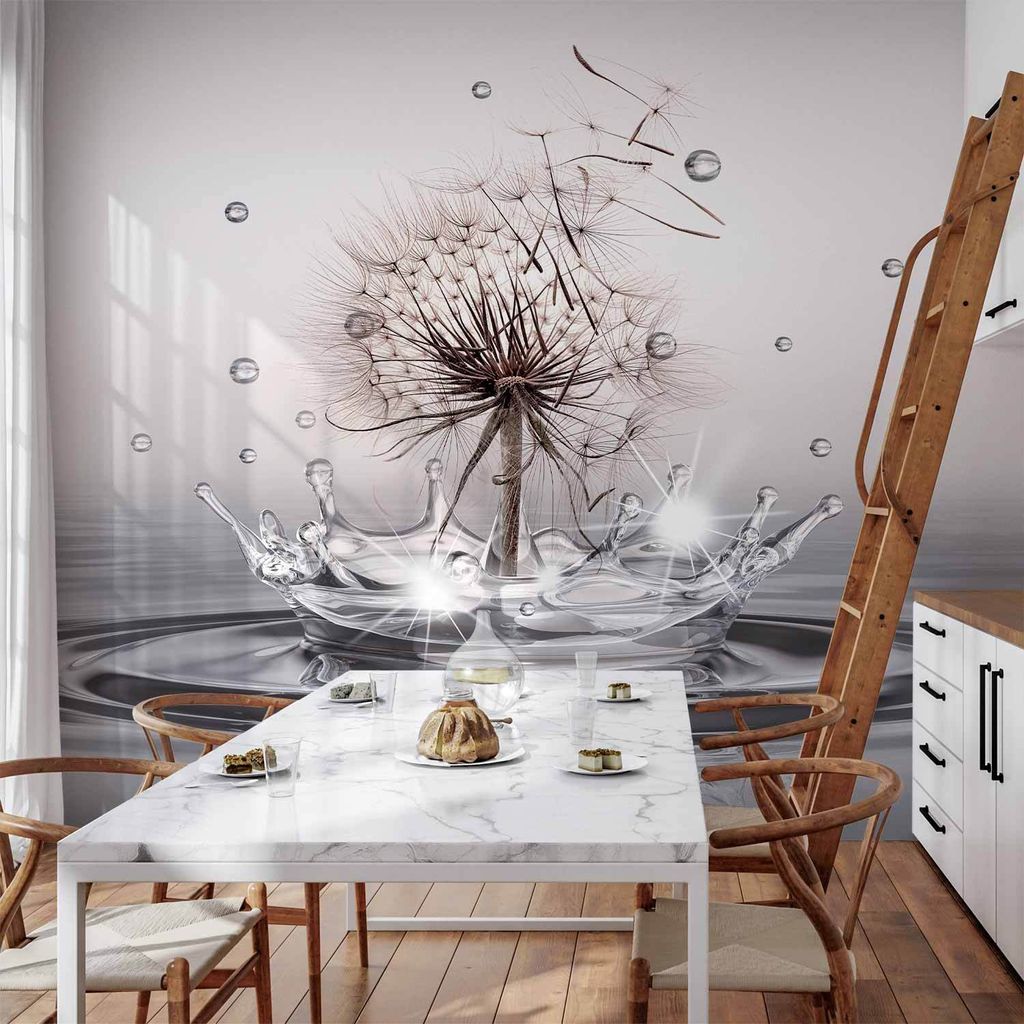 Vlies Fototapete - Wind Drops 100x70 cm Blumen b-C-0732-a-a