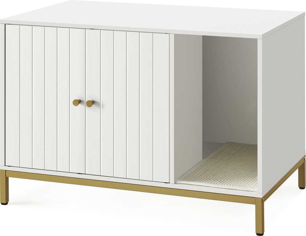 Feandrea Katzenklo-Schrank, Katzentoilette, mit Kratzmatte, Produktbild 1