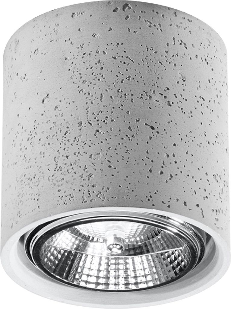 Deckenleuchte CULLO Beton 1xGU10 10W Beton 14x14x14cm Sollux Lighting