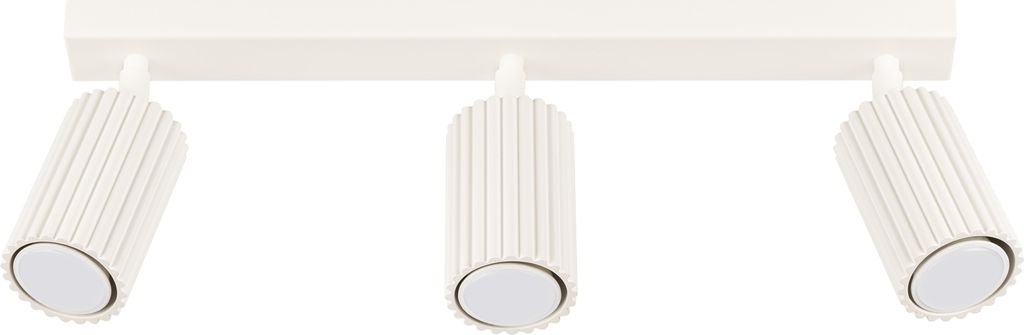 Plafond KARBON 3L beige 3xGU10 10W Aluminium 16.5x6.5x45cm Sollux Lighting