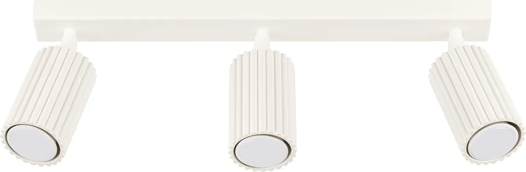 Sollux KARBON 3L Beige Lampada Soffitto 3 Luci GU10 Alluminio 45cm