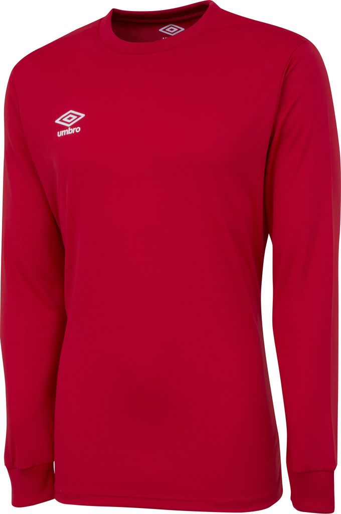 Umbro - "Club" Trikot für Herren Langärmlig UO1787 (S) (Zinnoberrot)