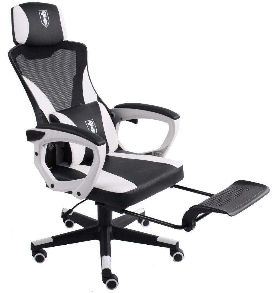 Gaming Stuhl im modernen Racing-Design mit einklappbarer Produktbild 