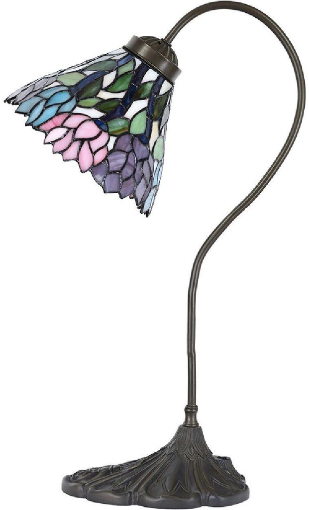 Clayre & Eef Tiffany Tischlampe Ø 20x51 cm E14/max 1x40W Produktbild 