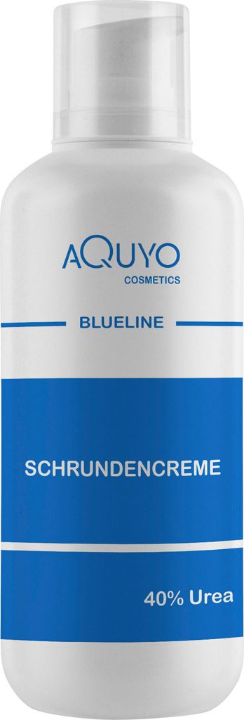 Blueline Schrundencreme 40% Urea (500ml), Fußcreme zum Hornhaut entfernen, Creme für rissige Fersen und Füße, zur Behandlung von Schrunden (Rha...