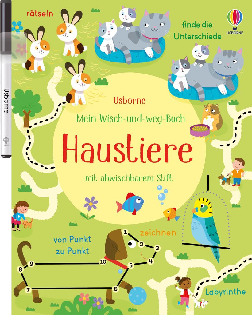 Mein Wisch-und-weg-Buch: Haust iere