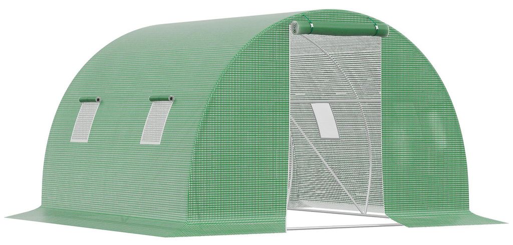Outsunny Foliengewächshaus begehbares Polytunnel 3 x 3 m Produktbild 