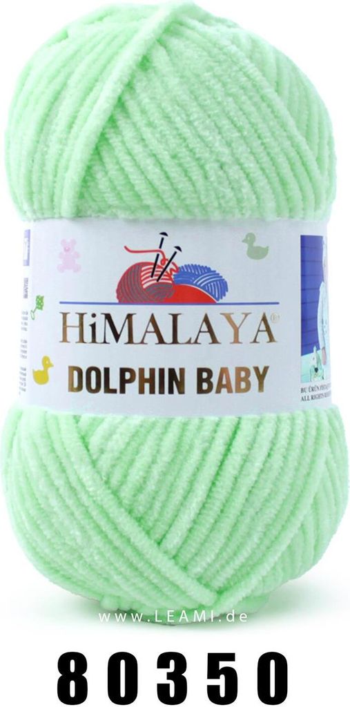 Himalaya Dolphin Baby - 100g - Farbe 80350 hellgrün Produktbild 3