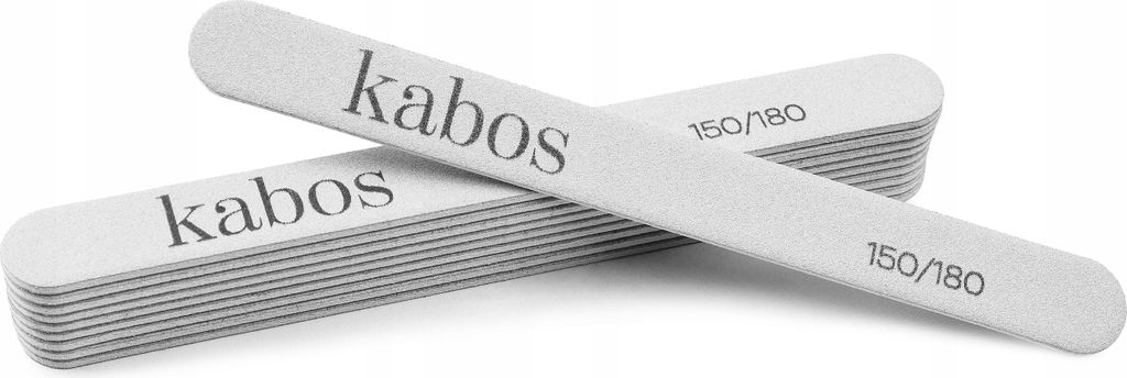 Kabos Doppelseitige Nagelfeile Gerade 150/180 10 Stück