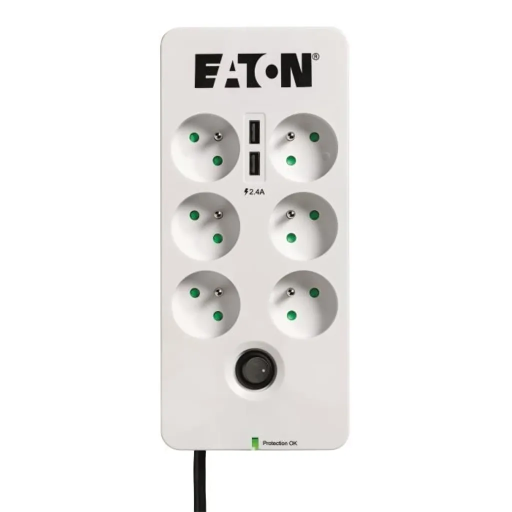 Eaton Protection Box 6 Tel@USB: Multipresa Filtrata Professionale FR