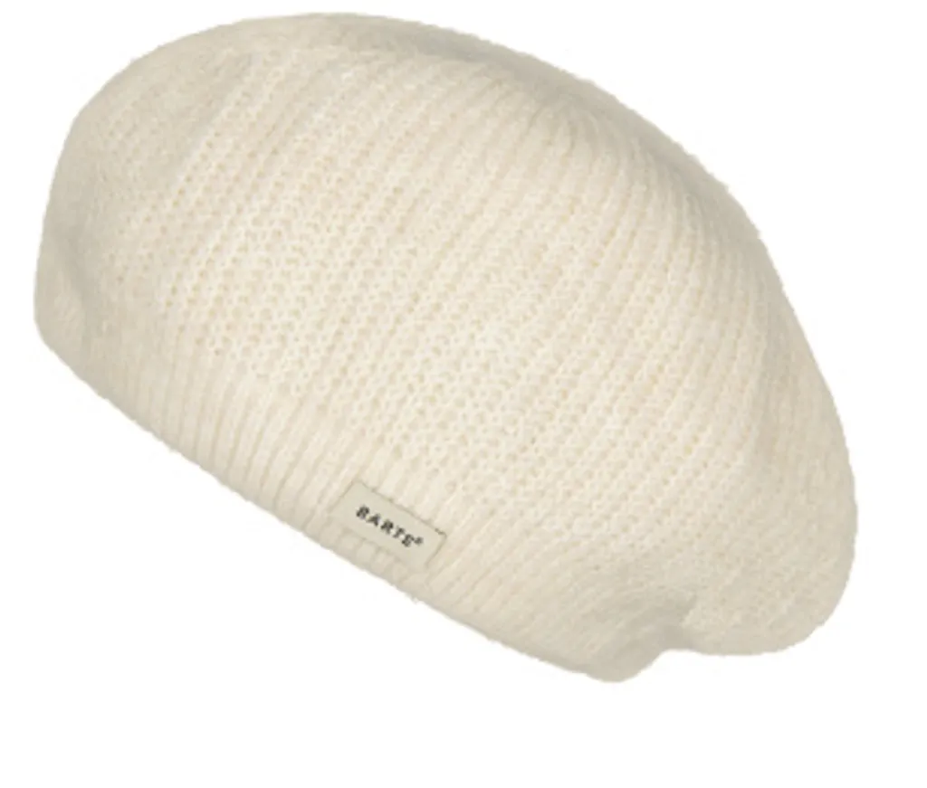 Béret femme BARTS Inaru coloris crème - Chapeau d'hiver chic et confortable