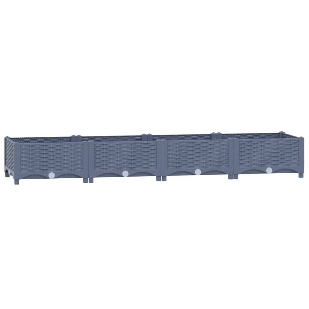 vidaXL Letto rialzato 160x40x23 cm in polipropilene Immagine del prodotto 