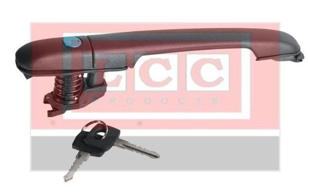 LCC LCCF01108 Türgriff mit Schlüssel Außen Vorne Links Vorne Rechts für VW LT 28-46 II Kastenwagen (2DA, 2DD, 2DH)