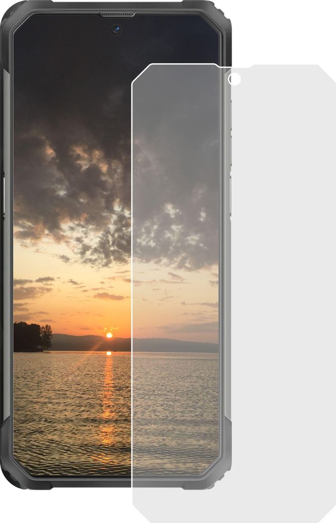 3x Schutzfolie für myPhone Hammer Construction 2 Thermal 5G kristallklar, antibakteriell