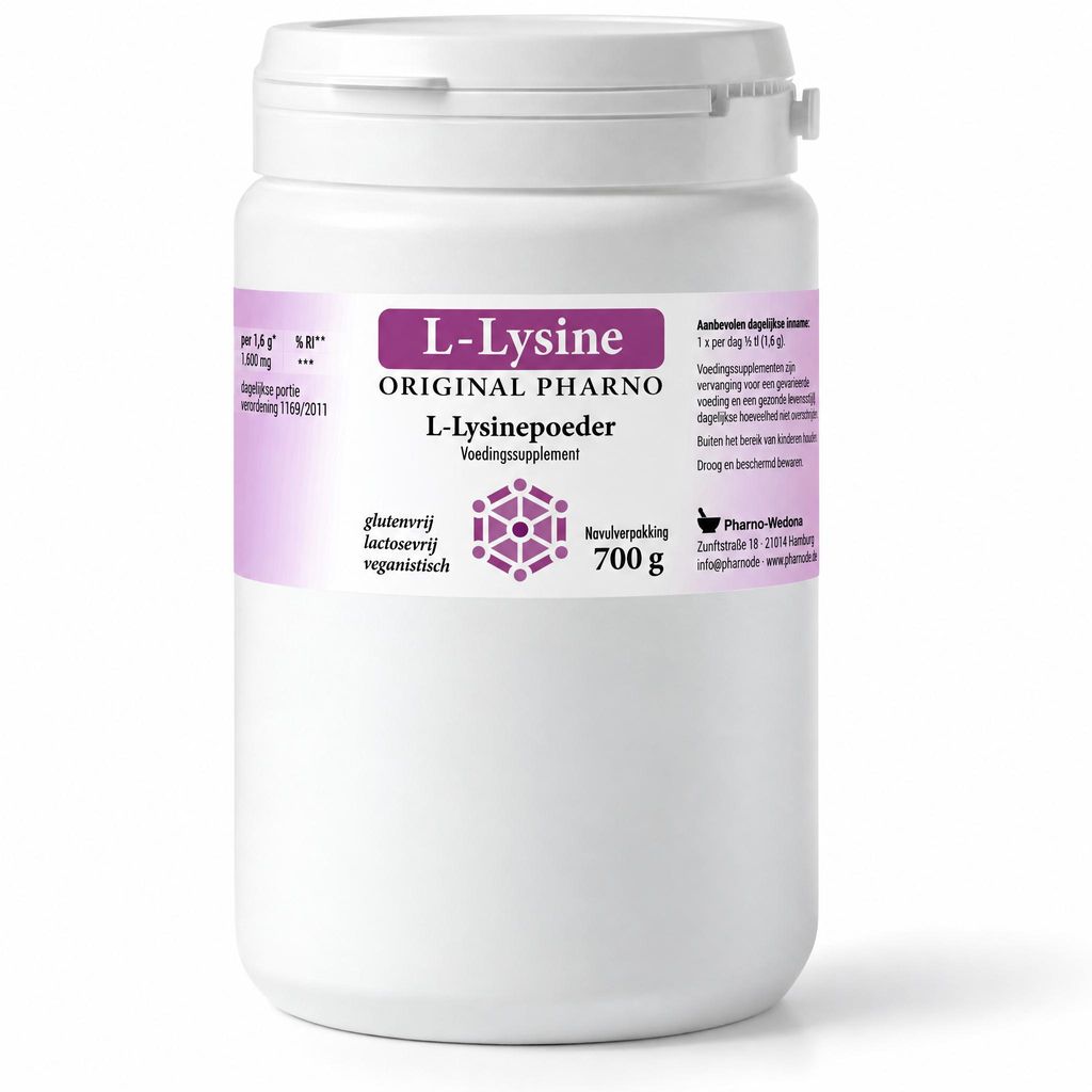 Original Pharno L-Lysinepoeder 700 g – puur L-lysine, Productafbeelding 