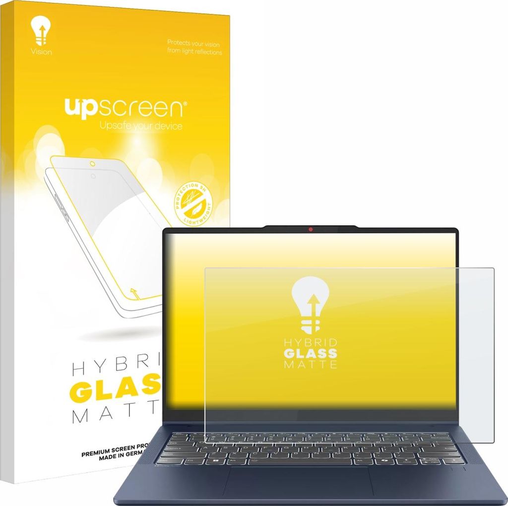 upscreen Entspiegelungs Schutzglas für Lenovo IdeaPad 5 2-in-1 Gen 10 14" Schutzfolie Panzer Folie Glas Display Schutz matt
