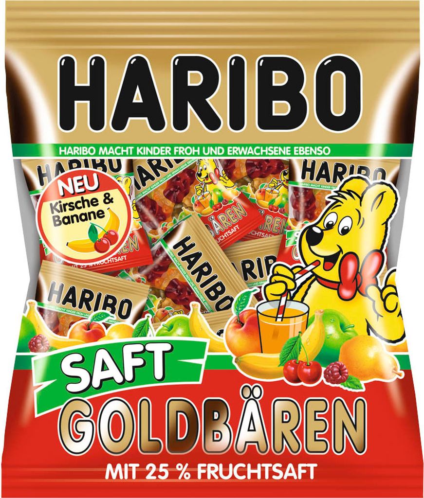 Haribo Jus Oursons d'or Minis extra doux avec 25% de jus de Image du produit 