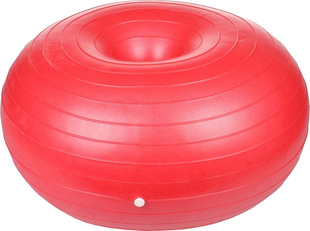 Merco Donut 50 gymnastický míč červená balení 1 ks Obrázek produktu 