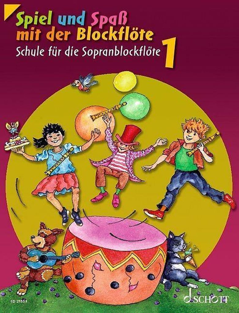 Spiel und Spaß mit der Blockflöte. Schülerheft Image du produit 