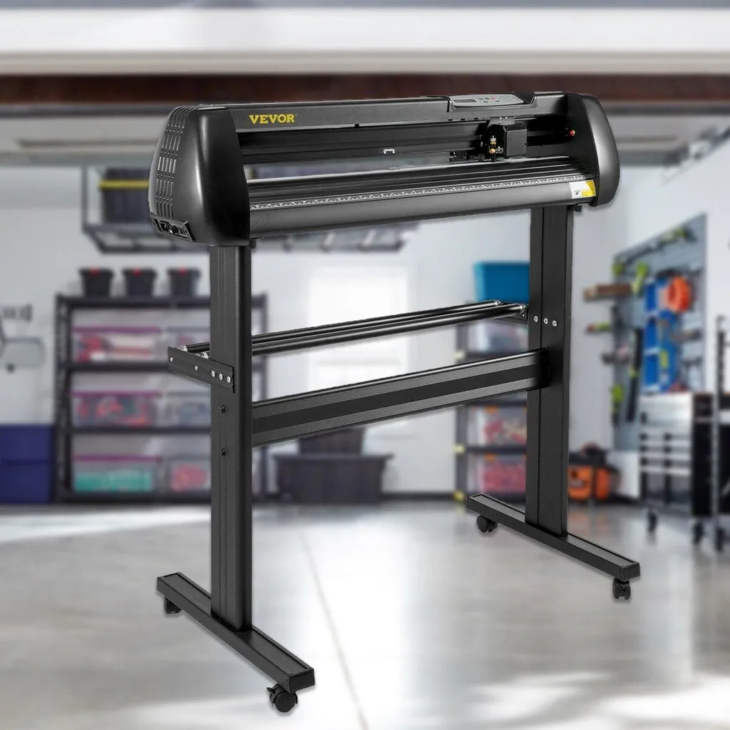 Traceuse de vinyle grand format 870mm avec écran LCD et accessoires - 8