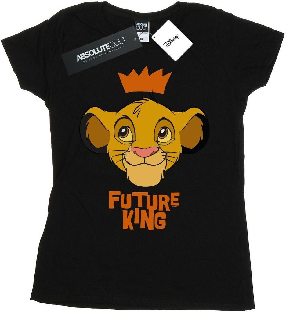 Disney - "The Lion King Future King" T-Shirt für Damen BI25207 (XXL) (Schwarz)