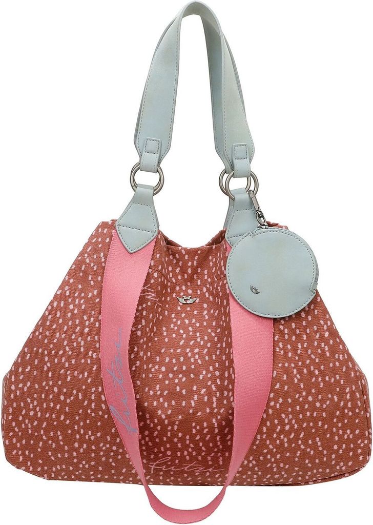 Fritzi aus Preußen Schultertasche Izzy Medium Limited Print Shopper Roasted rot