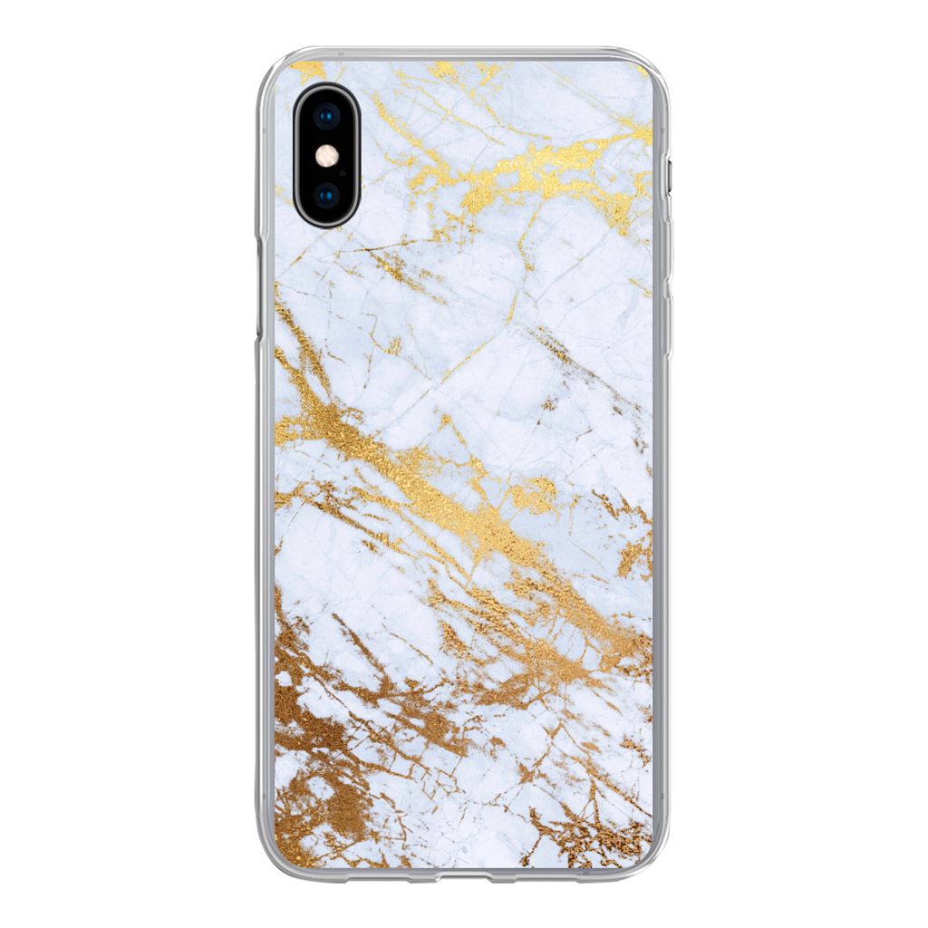 MuchoWow® Handyhülle Schutzhülle Hülle für iPhone Xs Marmor Produktbild 