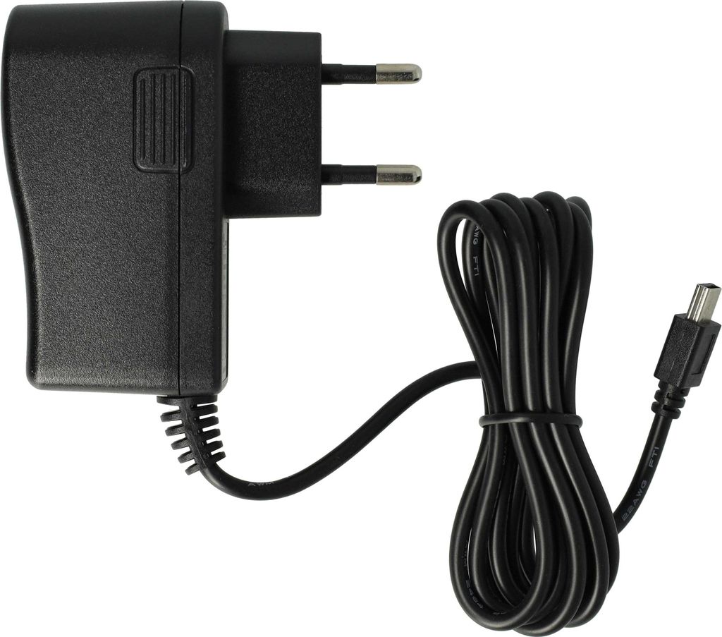 vhbw Mini-USB Ladegerät Universal Ladekabel mit Netzstecker Produktbild 