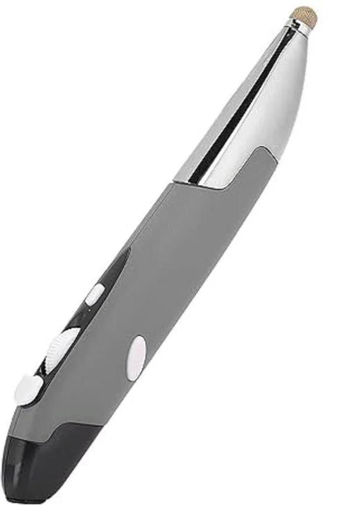 Périphérique hybride : souris verticale ergonomique et stylet de mur