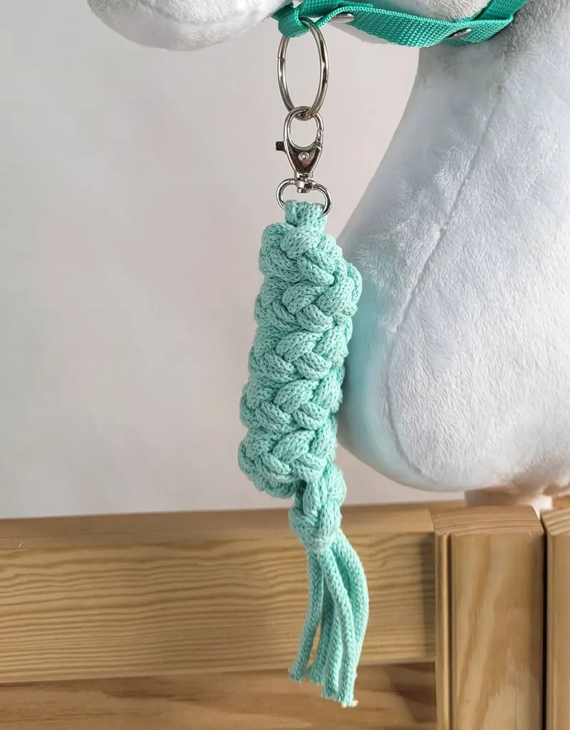 Manette per Cavalli Hobby Horse in Spago Menta - Accessori Artigianali