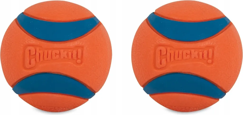 Chuckit Ultra Ball M 6cm | 2 Palline Cane per Parco e Spiaggia