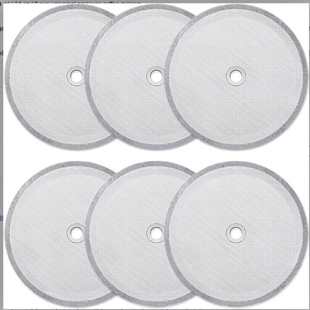 6er-Pack Ersatz-Siebfilter für Produktbild 