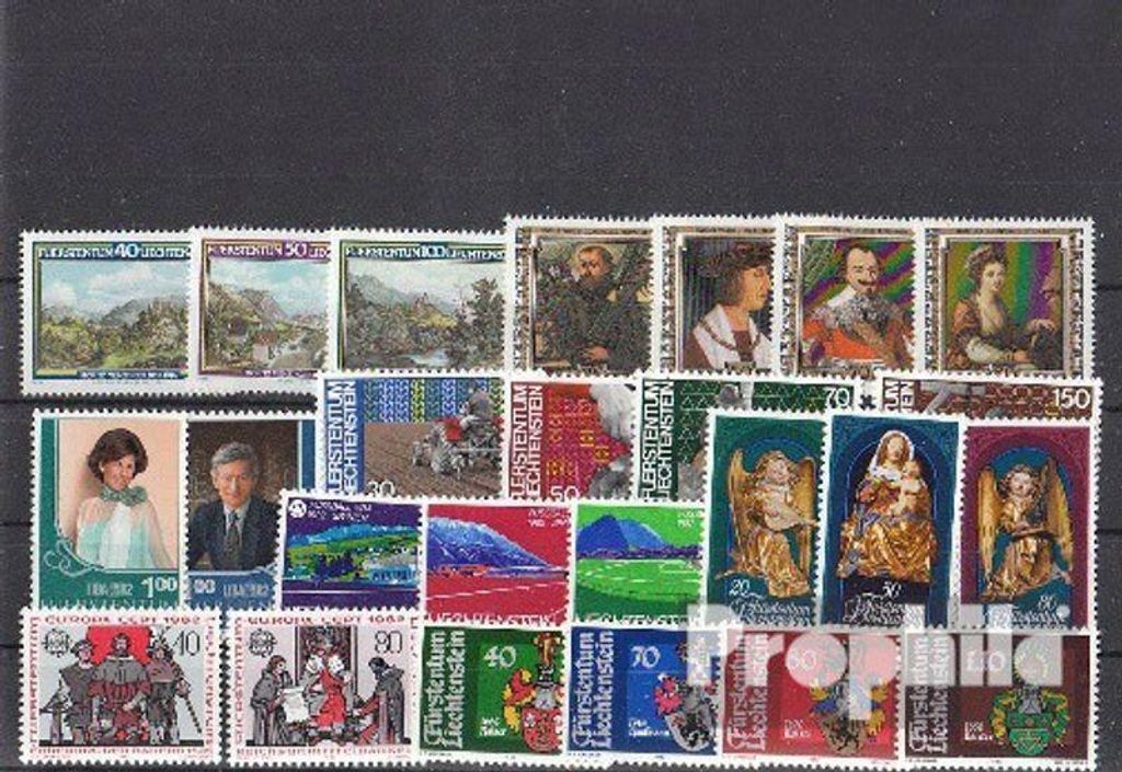 Briefmarken Liechtenstein 1982 1982 postfrisch Produktbild 