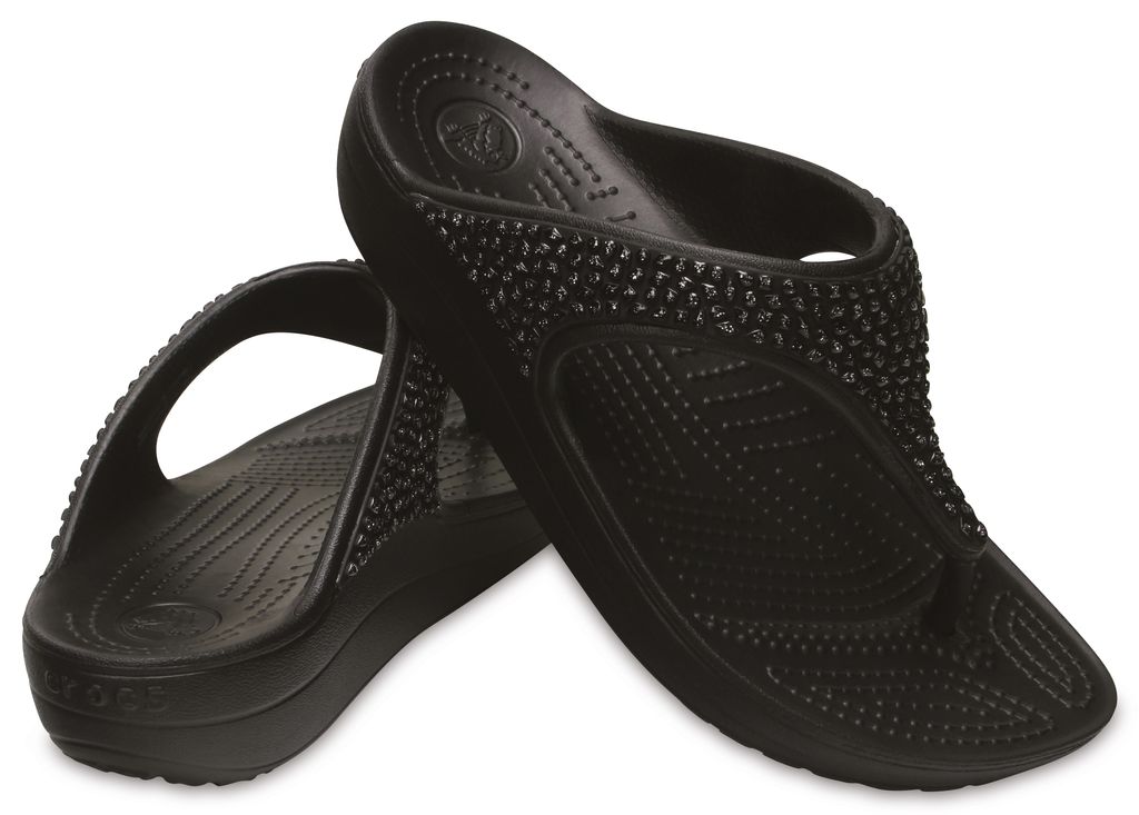 Crocs Sloane Embellosched Flip Sandale Badelatsche 204181, Schuhe:37/38 EU