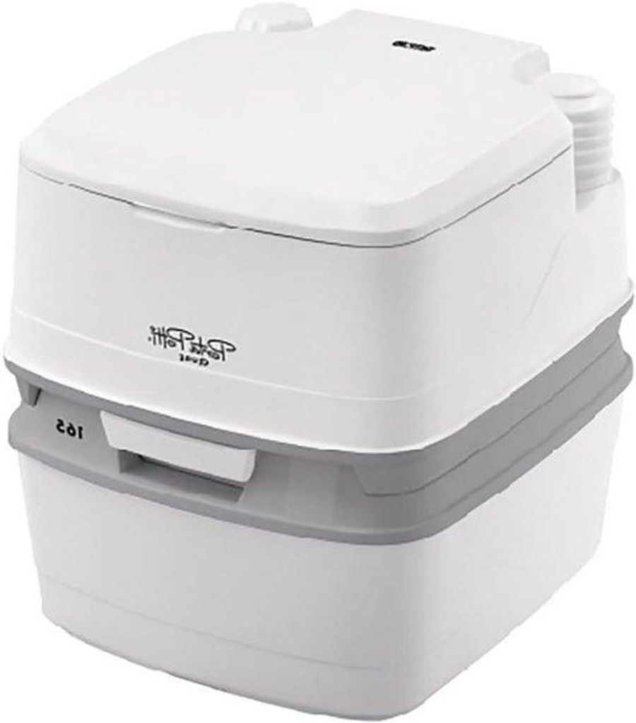 Draagbare Toilet Qube Wit Grijs 41x38x43cm Normaal