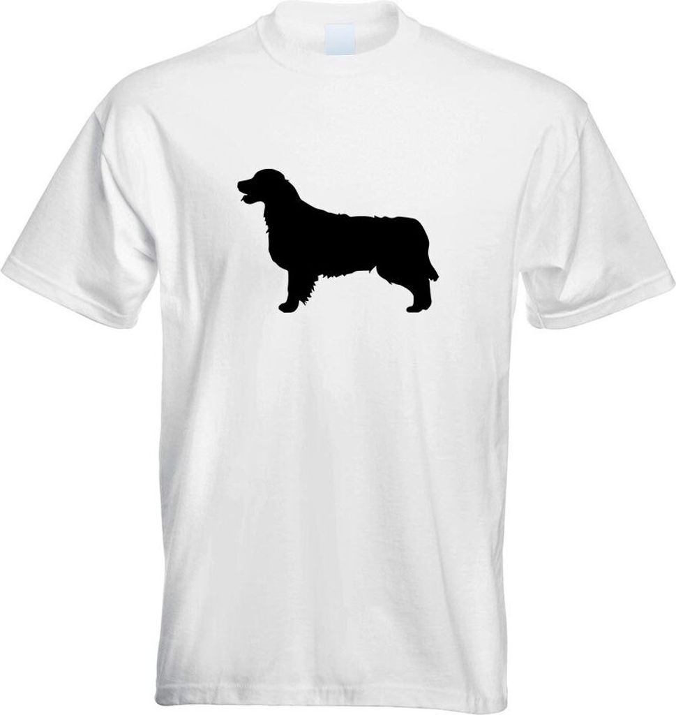 Kiwistar - T-Shirt - Weiss - Golden Retriever Hunderasse Motiv 2 Herren Funshirt Bedruckt Design Sprüche Spruch Motive - mit Motiv Bedruckt - Funs...
