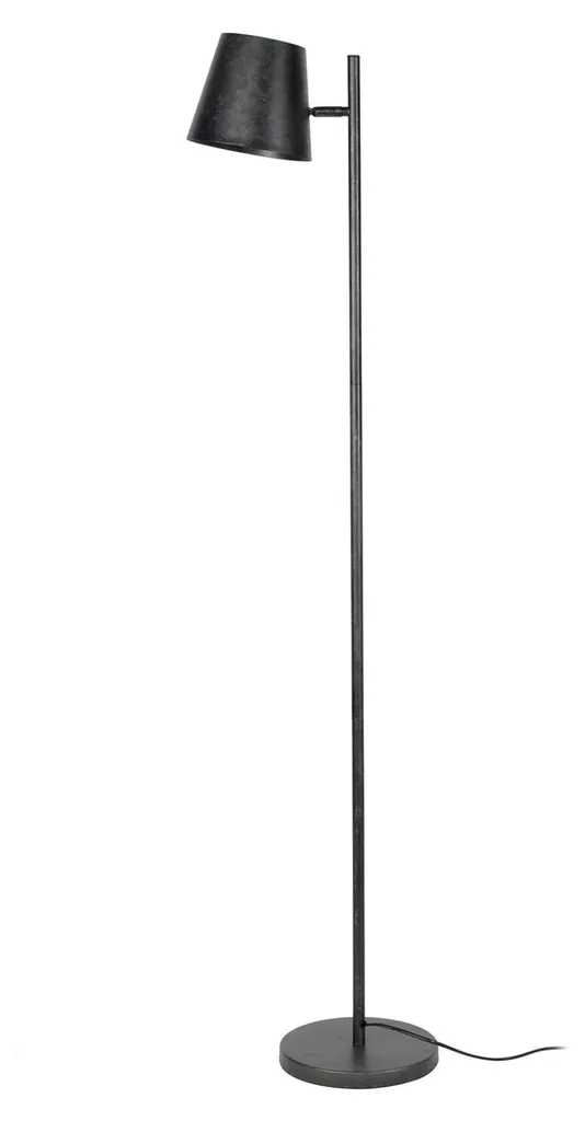 Lampadaire de Salon Flexible Noir FURNLUX - Lampe de Sol 157 cm Chic