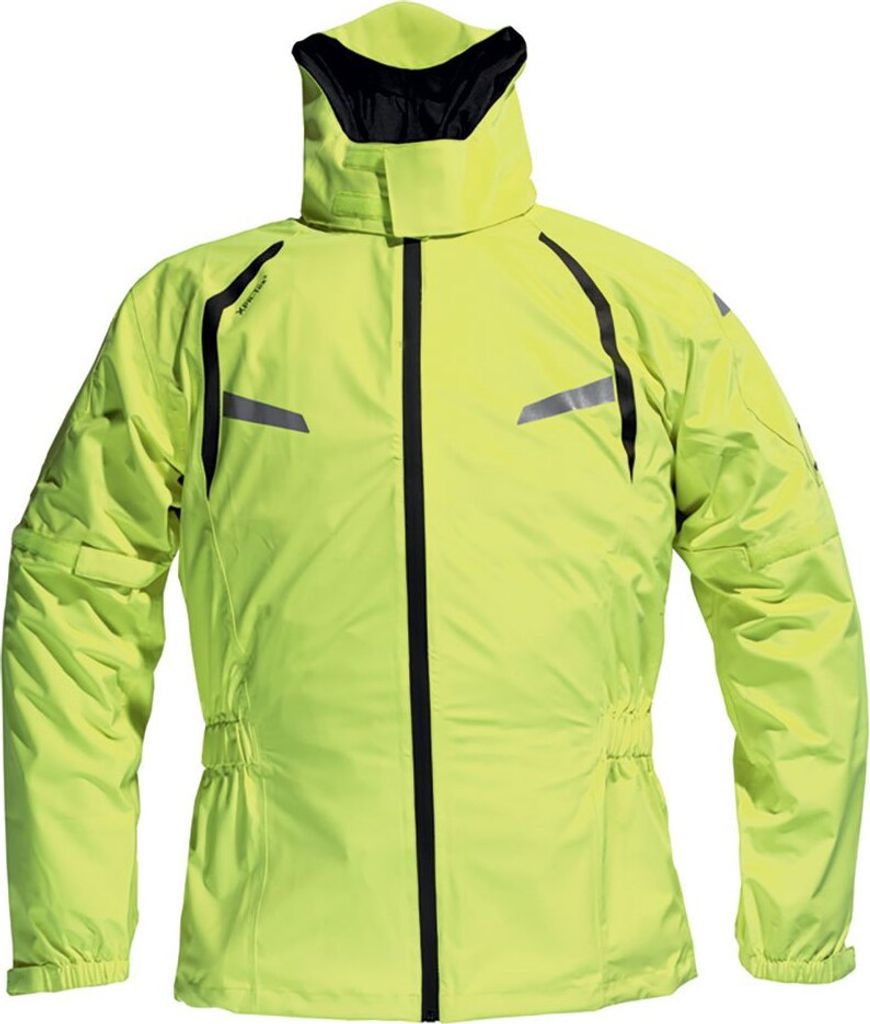 DANE Byge XPR-Tex Motorrad Regenjacke, neon-gelb, S