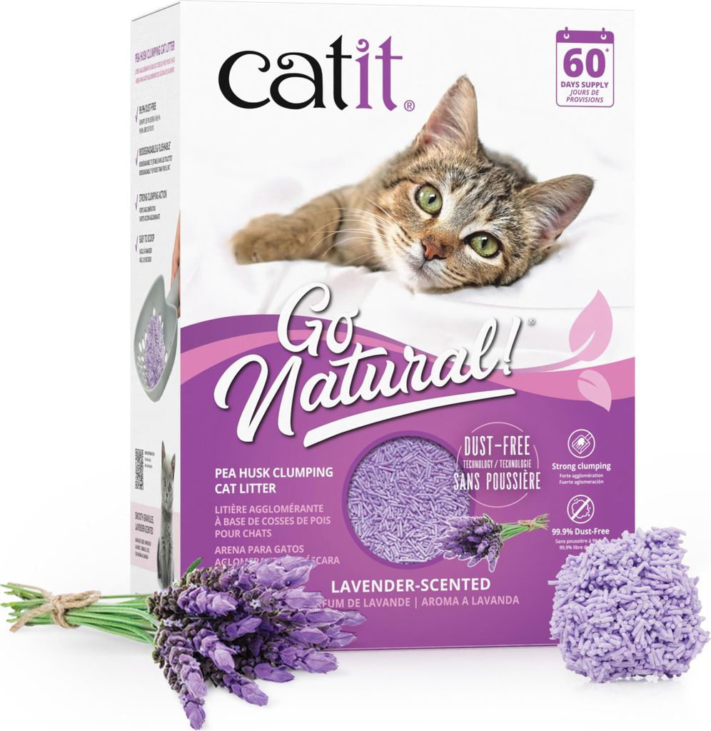 Catit Go Natural! zbrylający się żwirek dla kota, wykonany Zdjęcie produktu 