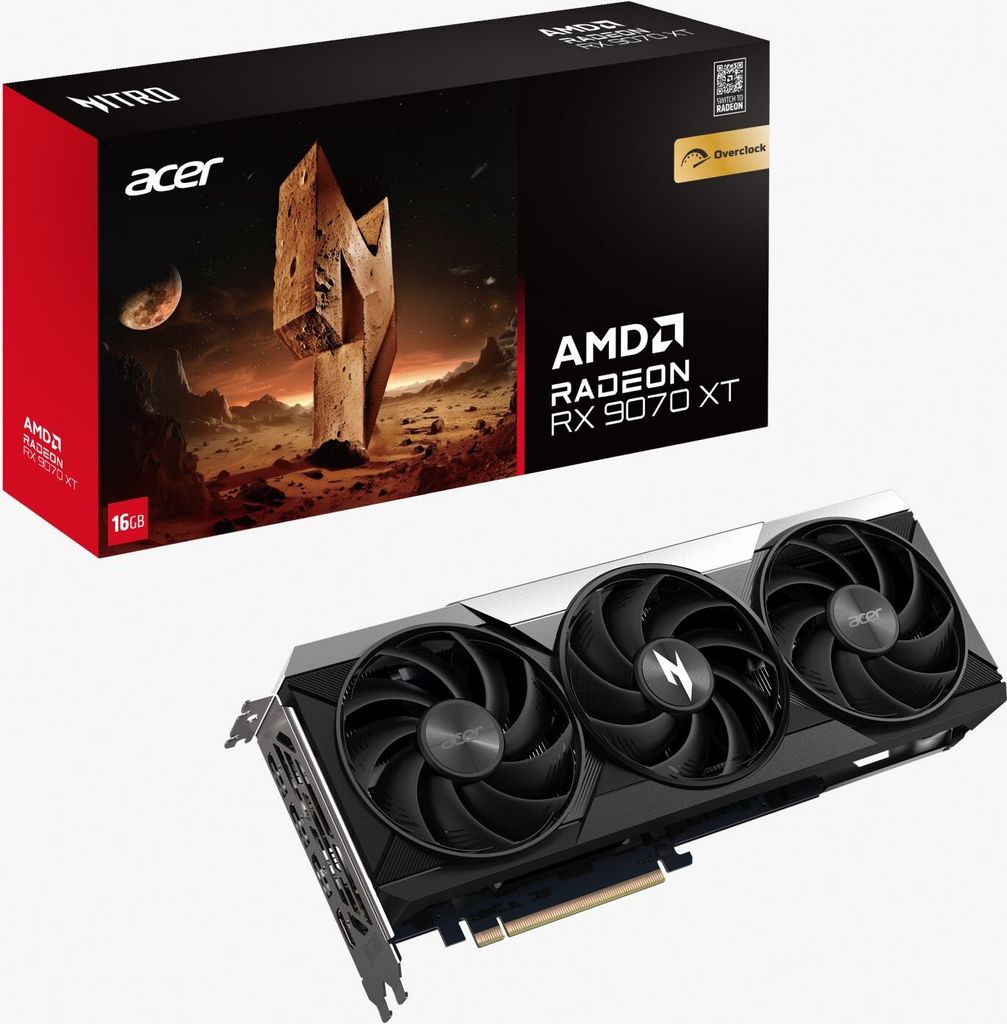 Acer Nitro Radeon RX 9070 XT OC 16GB AMD GDDR6