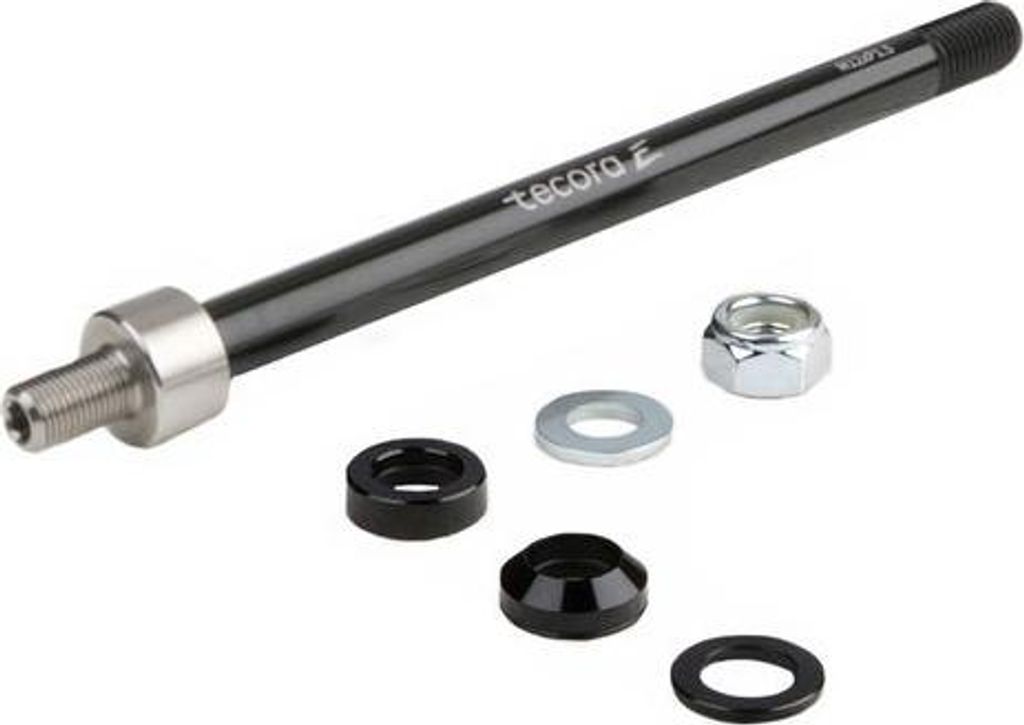 Tecora e Steckachsen-Fahrradanhänger M12 x P1,5 Länge 166178 mm